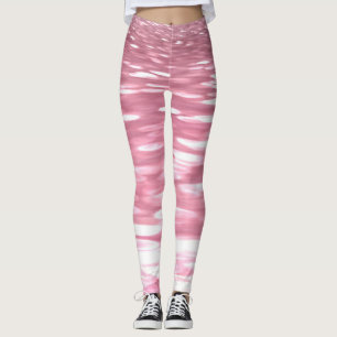 Abstrakt nr 3: Rosa shimmer Leggings