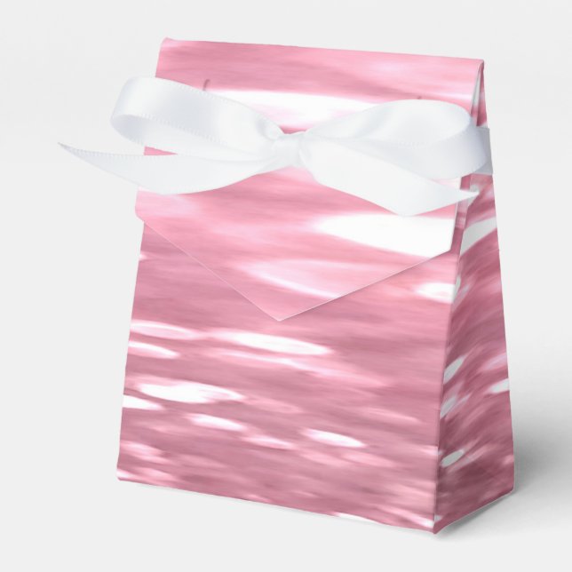 Abstrakt nr 3: Rosa shimmer Presentaskar (Framsidan Sidan)