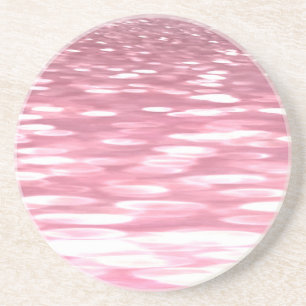 Abstrakt nr 3: Rosa shimmer Underlägg Sandsten