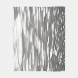 Abstrakt nr 3: Silver grått shimmer Fleecefilt