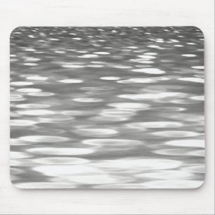Abstrakt nr 3: Silver grått shimmer Musmatta