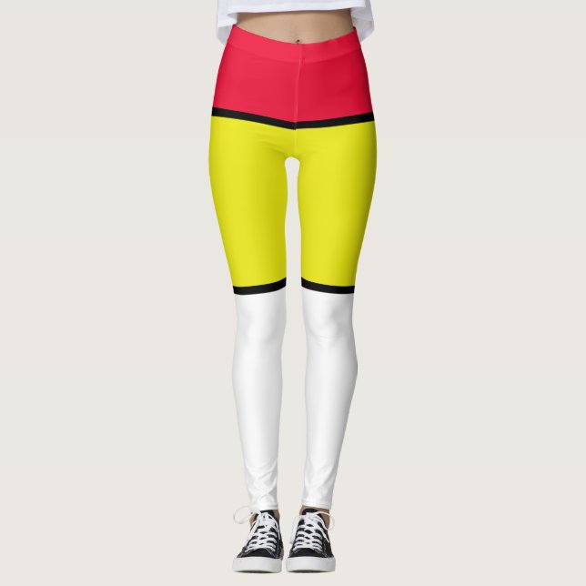 Abstrakt nr 402 leggings (Framsida)