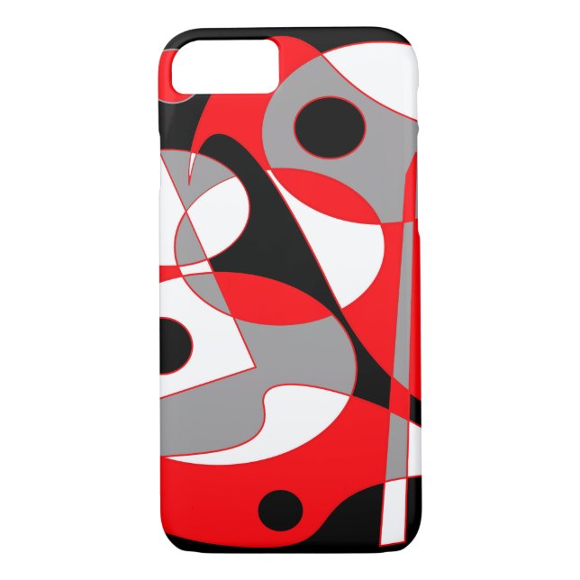 Abstrakt nr 485 Case-Mate iPhone skal (Baksida)