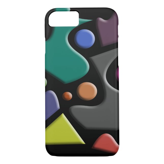 Abstrakt nr 486 Case-Mate iPhone skal (Baksida)