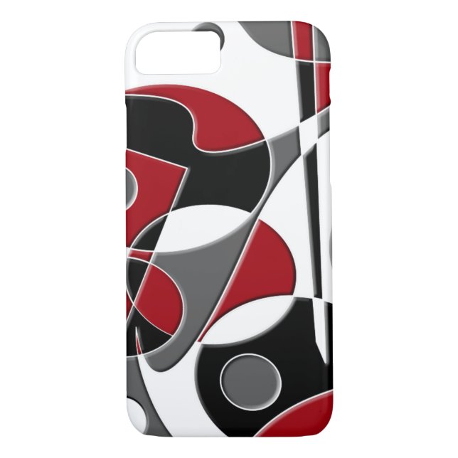 Abstrakt nr 487 Case-Mate iPhone skal (Baksida)