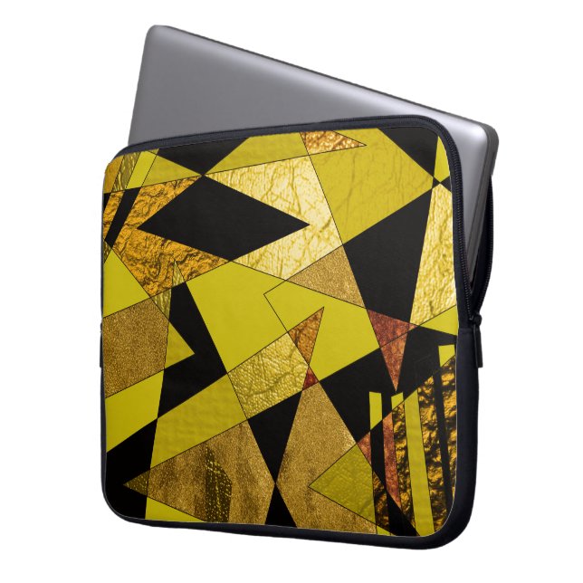 Abstrakt nr 508 laptop sleeve (Framsidan Vänster)