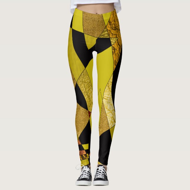 Abstrakt nr 508 leggings (Framsida)