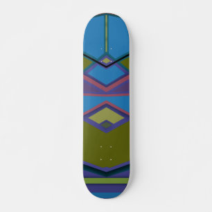 Abstrakt nr 565 mini skateboard bräda 18,5 cm