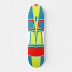 Abstrakt nr 591 mini skateboard bräda 18,5 cm