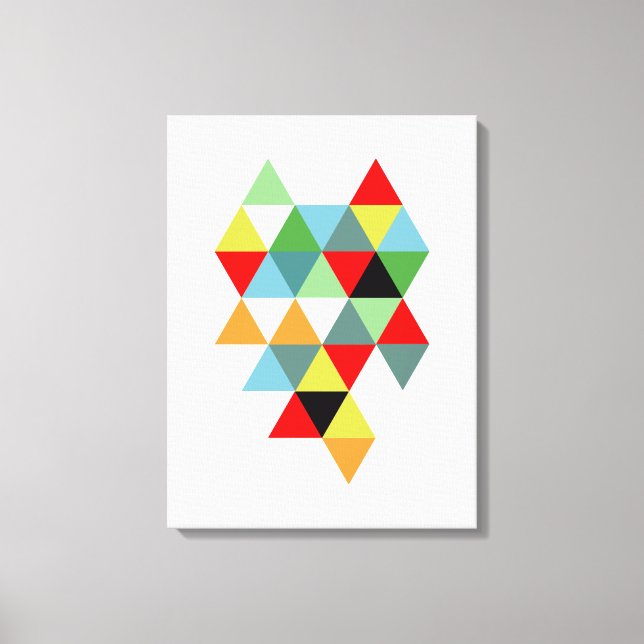 Abstrakt nr 593 canvastryck (Framsida)