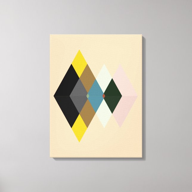 Abstrakt nr 709 canvastryck (Framsida)