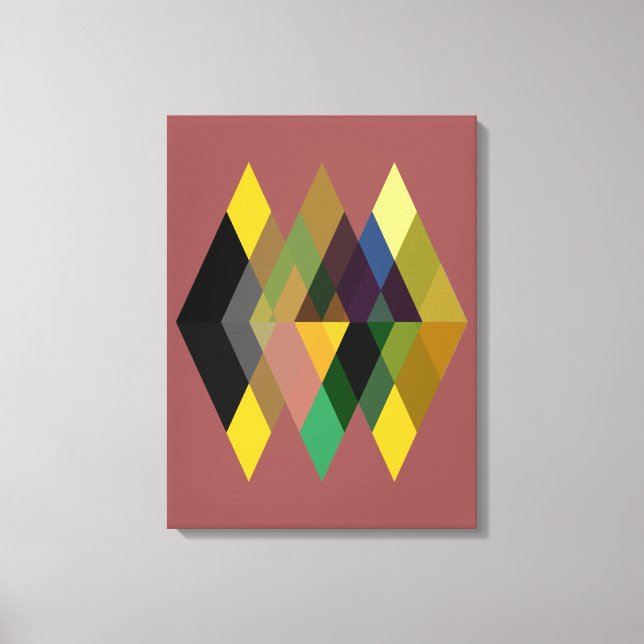 Abstrakt nr 726 canvastryck (Framsida)