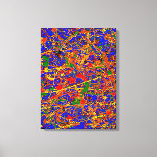 Abstrakt nr 741 canvastryck
