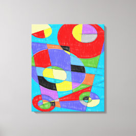 Abstrakt nr 750 canvastryck