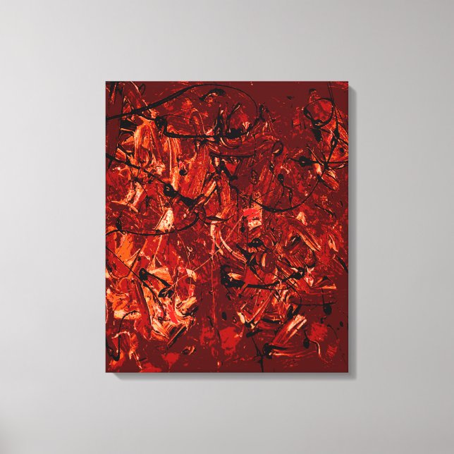 Abstrakt nr 757 canvastryck (Framsida)