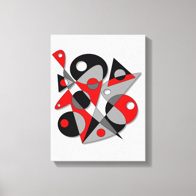 Abstrakt nr 81 canvastryck (Framsida)