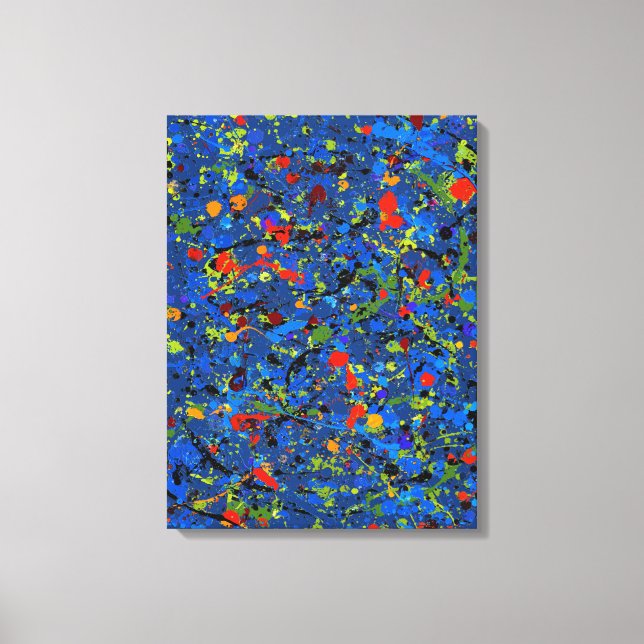 Abstrakt nr 913 canvastryck (Framsida)