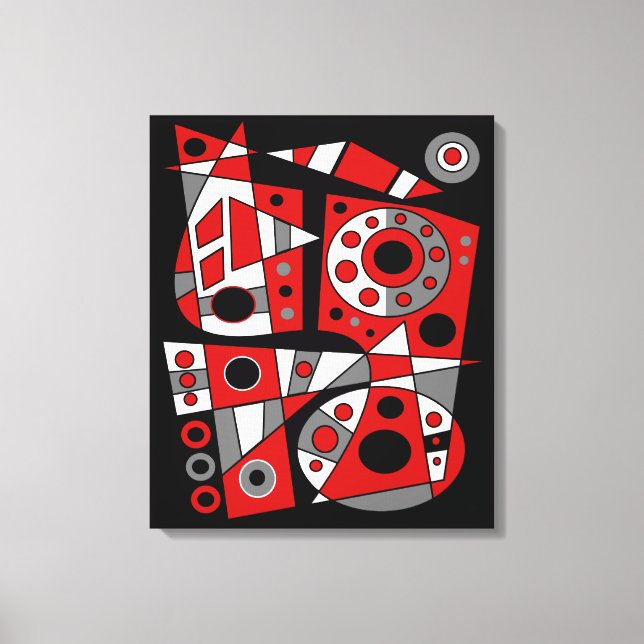 Abstrakt Nr 946 Canvastryck (Framsida)