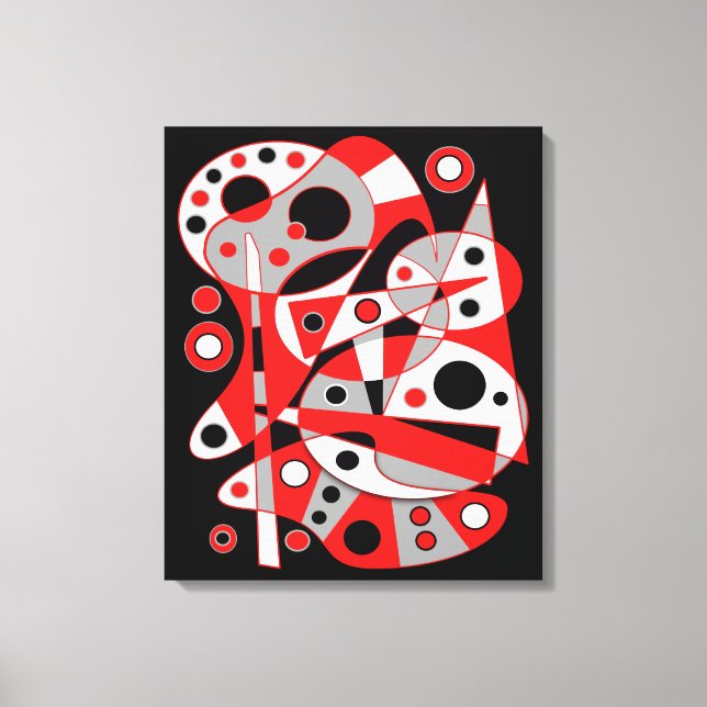 Abstrakt nr 961 canvastryck (Framsida)