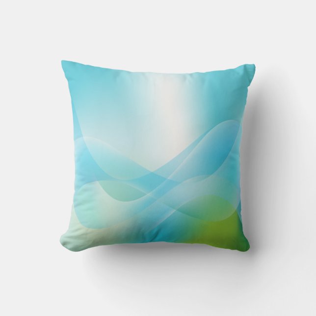 Abstrakt Ocean American MoJo Pillow Kudde (Framsida)