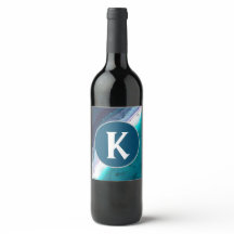 Abstrakt Ocean Monogram