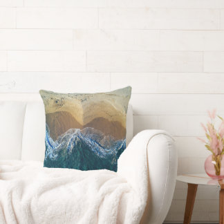 Abstrakt Ocean & Mountain Kudd | Modern Co Kudde