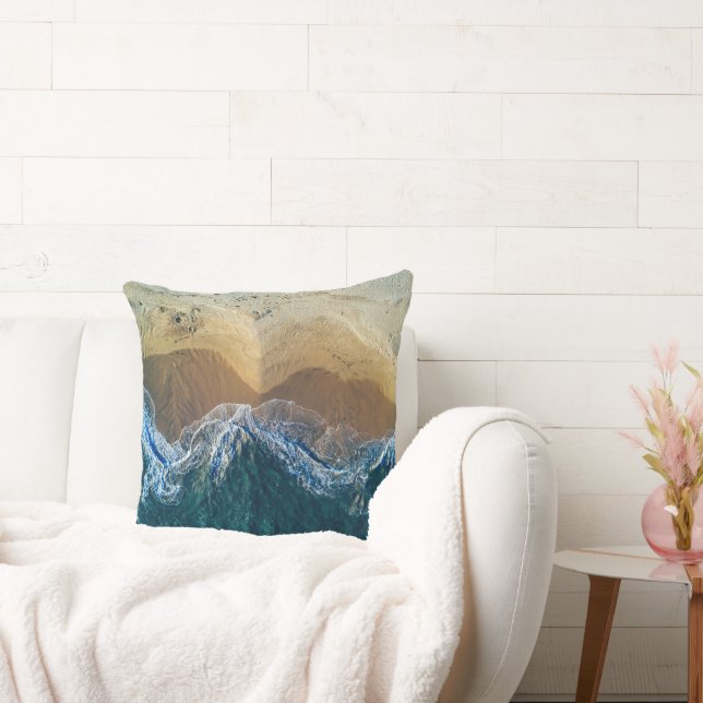 Abstrakt Ocean & Mountain Kudd | Modern Co Kudde (Soffa)