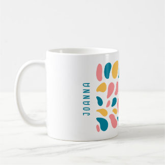 Abstrakt och Färgrika Ornamentsformer Klassisk Mug Kaffemugg