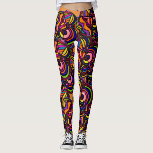 ABSTRAKT och FÄRGRIKT!! Leggings
