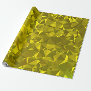 Abstrakt och modern geometrisk design - Guld Rush Presentpapper