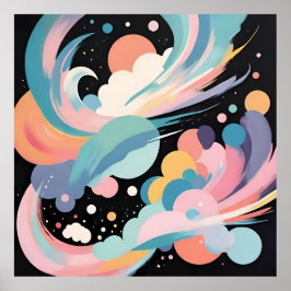 Abstrakt och modern konst poster