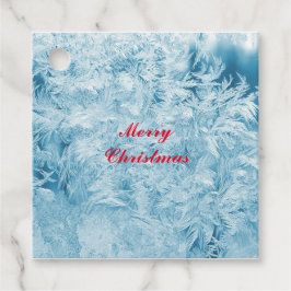 Abstrakt och snöflingor gåvor etiketter