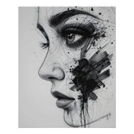 Abstrakt Öga-anslutning Perfect Poster