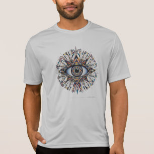 Abstrakt Öga Geometric Art - Manar's Sport-Tek Com T Shirt