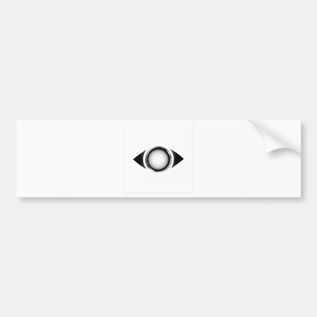 Abstrakt öga med irisen 3d bildekal (Framsidan)