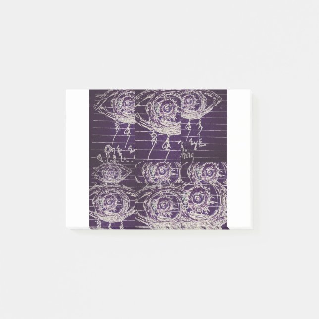 Abstrakt öga post-it block (Framsida)