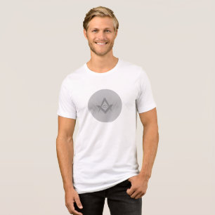Abstrakt Öga Symbol Herr T-Shirt – Minimalistisk K