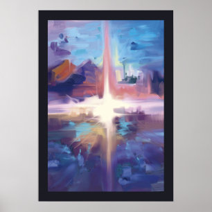 Abstrakt Oil Poster