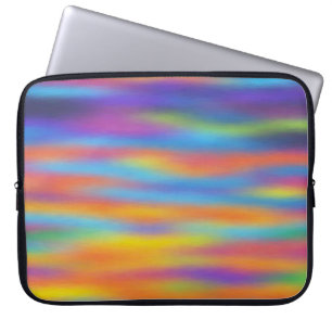 Abstrakt öken solnedgång himmel konstverk laptop sleeve
