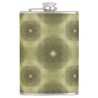 Abstrakt Oliv grönt blomma Sömlös Mönster Fickplunta