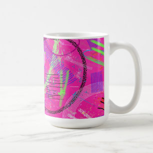 Abstrakt om barnminnesartiklar kaffemugg