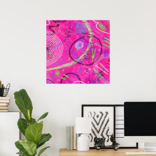 Abstrakt om barnminnesartiklar poster