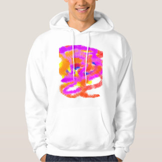 abstrakt om färg Ideas- stressar Hoodie
