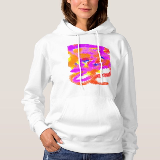 abstrakt om färg Ideas- stressar T Shirt (Framsida)