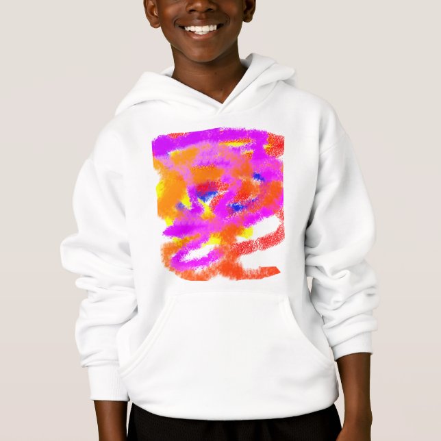 abstrakt om färg Ideas- stressar T Shirt (Framsida)