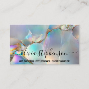 Abstrakt Opalescent  Visitkort