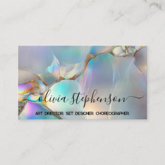 Abstrakt Opalescent Visitkort