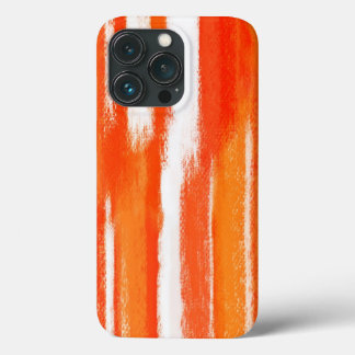 Abstrakt | Orange White Abstrakt Art Fodral
