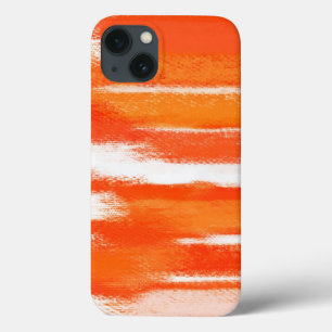 Abstrakt Orange White Abstrakt Art Fodral