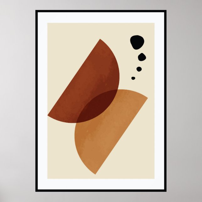 Abstrakt organisk form poster (Framsidan)